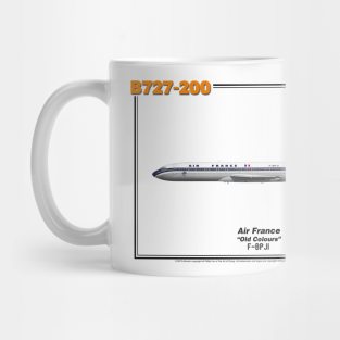 Boeing B727-200 - Air France "Old Colours" (Art Print) Mug